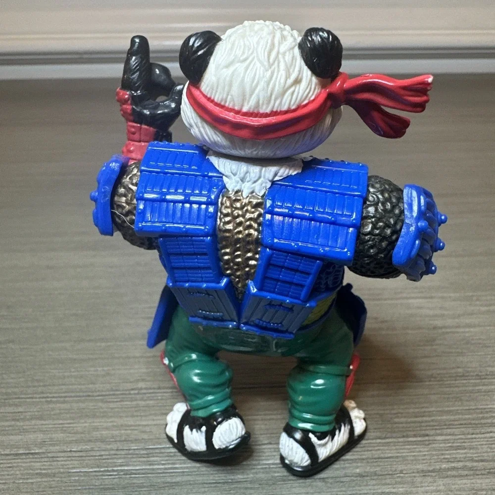 Vintage 1990 Panda Khan Teenage Mutant Ninja Turtles TMNT Action Figure